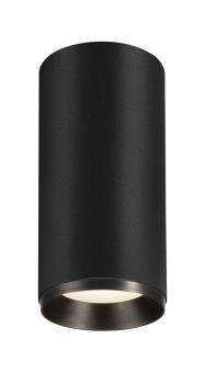 NUMINOS® L CL, PHASE, Deckenaufbauleuchte, 4000 K, 20 Watt, Phasenabschnitt, 60°, matt schwarz
