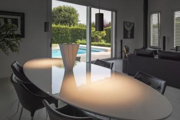 Preview: NUMINOS® L PD, PHASE, Pendelleuchte, Pendellänge 250 cm, 2700 K, 20 Watt, 36°, Phasenabschnitt, matt schwarz