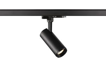 NUMINOS® S 3Ph., DALI, 3~ Spot, zylindrisch, 3000 K, 7,8 Watt, DALI, 60°, matt schwarz