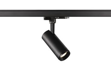 NUMINOS® S 3Ph., DALI, 3~ Spot, zylindrisch, 4000 K, 7,8 Watt, DALI, 24°, matt schwarz