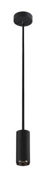 NUMINOS® S PD, DALI, Pendelleuchte, Pendellänge 250 cm, 3000 K, 7,8 Watt, 36°, DALI, matt schwarz