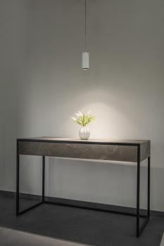 Preview: NUMINOS® S PD, DALI, Pendelleuchte, Pendellänge 250 cm, 3000 K, 7,8 Watt, 36°, DALI, matt weiß / matt schwarz