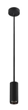 NUMINOS® S PD, DALI, Pendelleuchte, Pendellänge 250 cm, 4000 K, 7,8 Watt, 24°, DALI, matt schwarz
