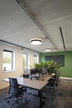 NUMINOS® M 3Ph., DALI, 3~ Spot, zylindrisch, 3000 K, 13 Watt, DALI, 36°, matt schwarz