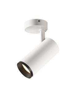 NUMINOS® M CL, DALI, Deckenaufbauleuchte, 4000 K, 13 Watt, DALI, 36°, matt weiß / matt schwarz