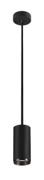 NUMINOS® M PD, DALI, Pendelleuchte, Pendellänge 250 cm, 4000 K, 13 Watt, 60°, DALI, matt schwarz