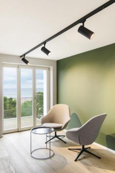 Preview: NUMINOS® L 3Ph., DALI, 3~ Spot, zylindrisch, 3000 K, 19 Watt, DALI, 36°, matt schwarz