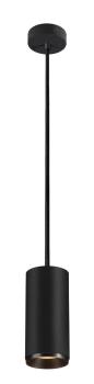 NUMINOS® L PD, DALI, Pendelleuchte, Pendellänge 250 cm, 2700 K, 19 Watt, 24°, DALI, matt schwarz