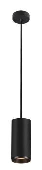 NUMINOS® L PD, DALI, Pendelleuchte, Pendellänge 250 cm, 3000 K, 19 Watt, 36°, DALI, matt schwarz