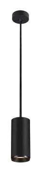 NUMINOS® L PD, DALI, Pendelleuchte, Pendellänge 250 cm, 4000 K, 19 Watt, 24°, DALI, matt schwarz