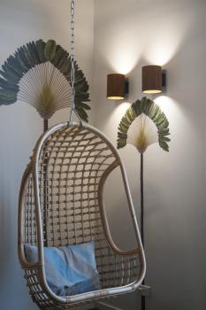 RUSTY© UP/DOWN, Outdoor LED Wandaufbauleuchte rund rost CCT switch 3000/4000 K