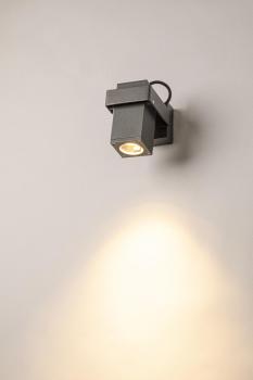 THEO BRACKET, Outdoor Wand- und Deckenaufbauleuchte QPAR51 anthrazit