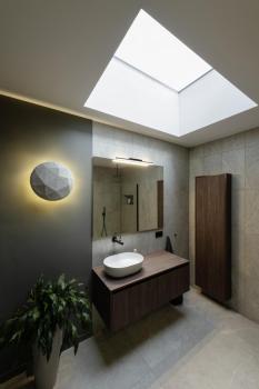 MANA SHADE ROUND, Schirm rund 40 grau