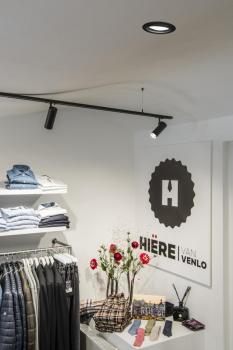 OCULUS, Indoor LED Deckeneinbauleuchte schwarz DIM-TO-WARM 2000-3000 K