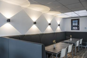 OCULUS UP/DOWN, Indoor LED Wandaufbauleuchte schwarz 2000-3000 K