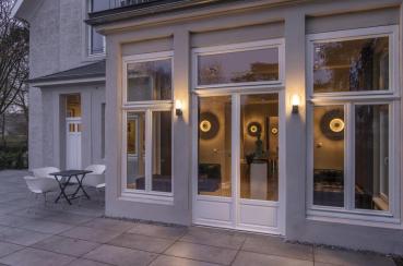 OVALISK SENSOR, Outdoor LED Wandaufbauleuchte anthrazit CCT switch 3000/4000 K