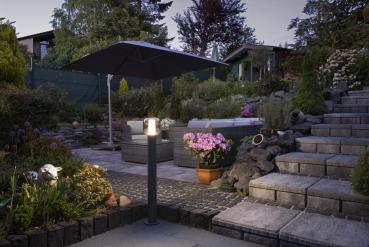 OVALISK 100, Outdoor LED Stehleuchte anthrazit CCT switch 3000/4000 K