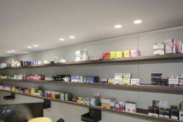 SENSER 18, Indoor LED Deckeneinbauleuchte rund weiß 4000 K