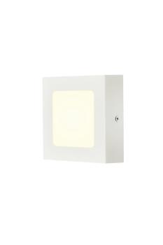 Preview: SENSER 12, Indoor LED Wand- und Deckenaufbauleuchte eckig weiß 4000 K