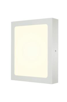 Preview: SENSER 24, Indoor LED Wand- und Deckenaufbauleuchte eckig weiß 4000 K