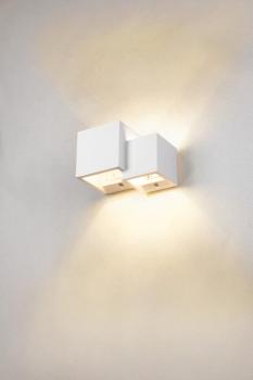 PLASTRA, Indoor Wandaufbauleuchte QT14 weiß