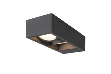 ESKINA FRAME, Outdoor LED Wandaufbauleuchte double anthrazit CCT switch 3000/4000 K