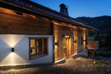 ESKINA FRAME, Outdoor LED Wandaufbauleuchte double anthrazit CCT switch 3000/4000 K