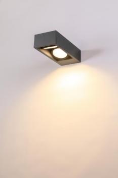 ESKINA FRAME, Outdoor LED Wandaufbauleuchte double anthrazit CCT switch 3000/4000 K