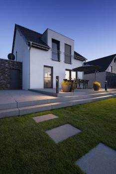 ESKINA FRAME 75, Outdoor LED Stehleuchte double anthrazit CCT switch 3000/4000 K