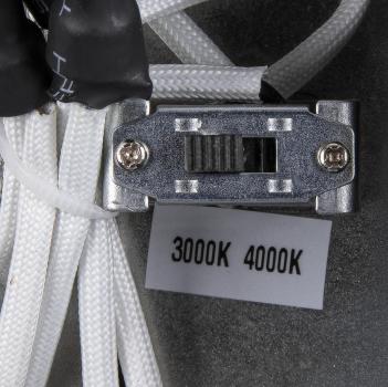 Preview: ONE 60 PD DALI UP/DOWN, Indoor LED Pendelleuchte schwarz CCT switch 3000/4000 K