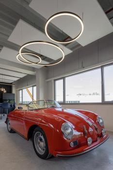 ONE 80 PD DALI UP/DOWN, Indoor LED Pendelleuchte schwarz CCT switch 3000/4000 K