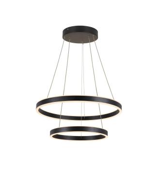 ONE DOUBLE, Indoor LED Pendelleuchte schwarz CCT switch 2700/3000 K