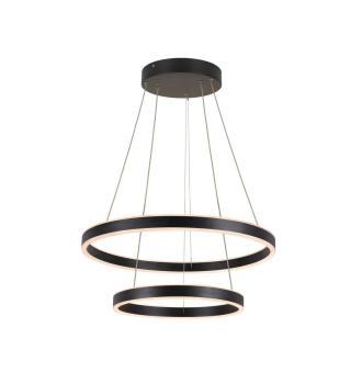 ONE DOUBLE, Indoor LED Pendelleuchte schwarz CCT switch 2700/3000 K