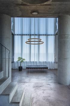 ONE DOUBLE PD DALI UP/DOWN, Indoor LED Pendelleuchte schwarz CCT switch 3000/4000 K