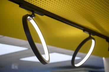 3~ ONE 40 TRACK DALI, 3 Phasen System Leuchte schwarz 4000 K