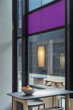 FENDA, Leuchtenschirm grau