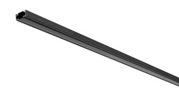 Preview: 1~ Schiene Abdeckung, schwarz, 2 m, 2 Stück