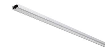 Preview: 1~ Schiene Abdeckung, grau, 2 m, 2 Stück