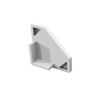 Preview: GRAZIA 10 EDGE, Endkappe weiß