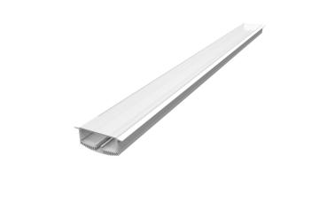 Preview: GRAZIA 60, Profil Einbau 3 m weiß