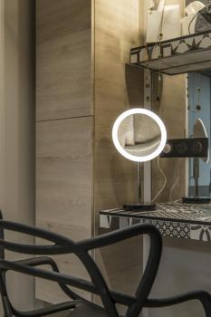 MAGANDA, Indoor LED Tischleuchte chrom CCT switch 2700/3000/4000 K