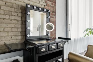 MAGANDA, Indoor LED Tischleuchte chrom CCT switch 2700/3000/4000 K