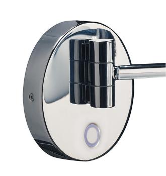 Preview: MAGANDA, Indoor LED Wandaufbauleuchte chrom CCT switch 2700/3000/4000 K