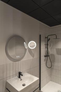 MAGANDA, Indoor LED Wandaufbauleuchte chrom CCT switch 2700/3000/4000 K