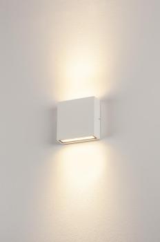 Preview: BIG QUAD UP/DOWN, Wandleuchte, weiss