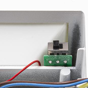 SITRA S, LED Outdoor Wandaufbauleuchte, weiss, CCT switch 3000/4000 K