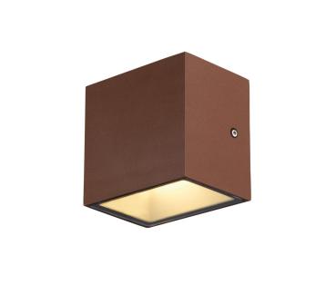 SITRA S, LED Outdoor Wandaufbauleuchte, rost farbend, CCT switch 3000/4000 K