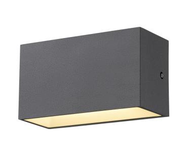 Preview: SITRA M, LED Outdoor Wandaufbauleuchte, anthrazit, CCT switch 3000/4000 K