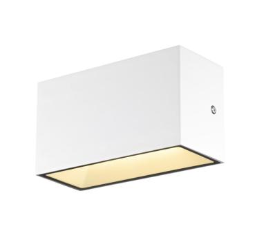 SITRA M, LED Outdoor Wandaufbauleuchte, weiss, CCT switch 3000/4000 K, IP 65