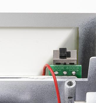 Preview: SITRA M, LED Outdoor Wandaufbauleuchte, weiss, CCT switch 3000/4000 K, IP 65